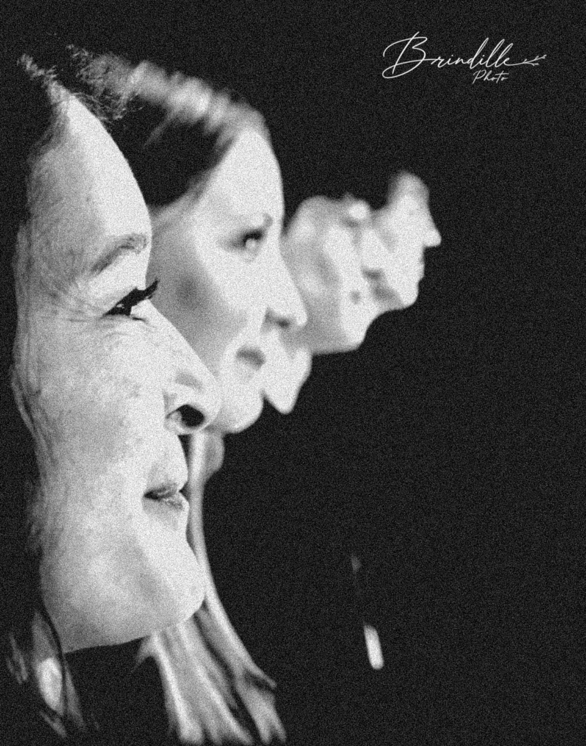 Portrait documentaire en noir et blanc