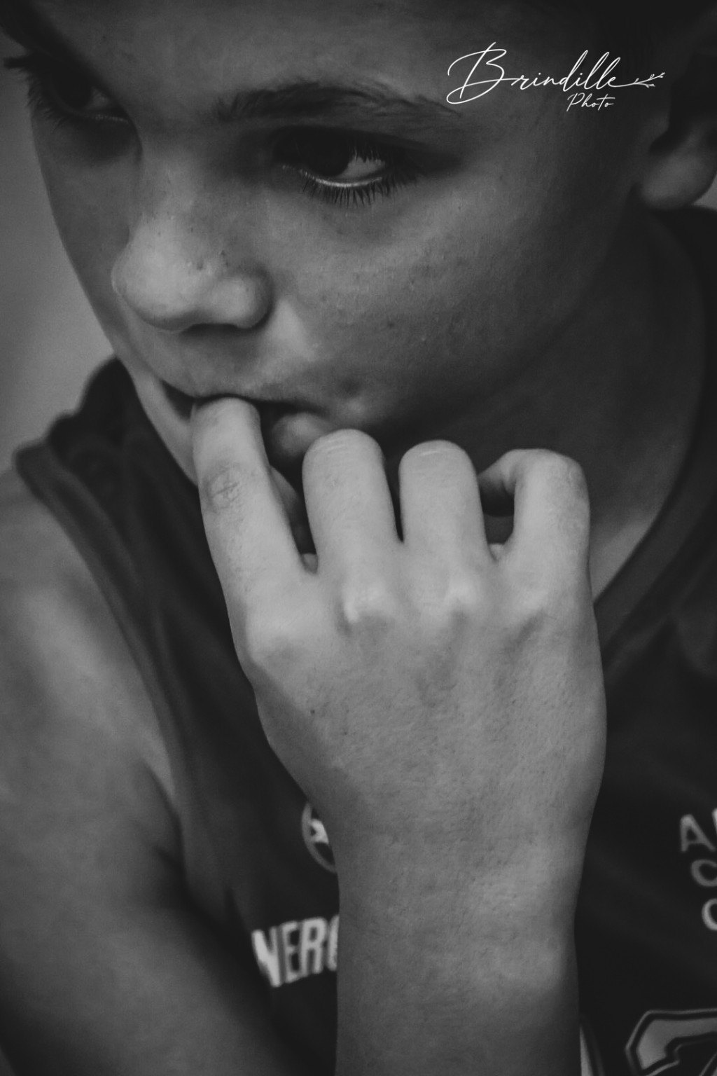 Portrait documentaire pendant le match